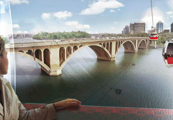 The Georgetown-Rosslyn Gondola is Deemed Feasible: Figure 1