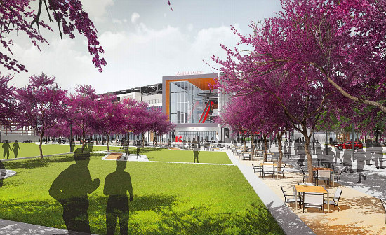 The New Design For the DC United Stadium Includes More Retail and a Public Park: Figure 1