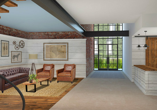 New Renderings Offer Glimpse Inside Truxton Circle's Chapman Stables: Figure 1