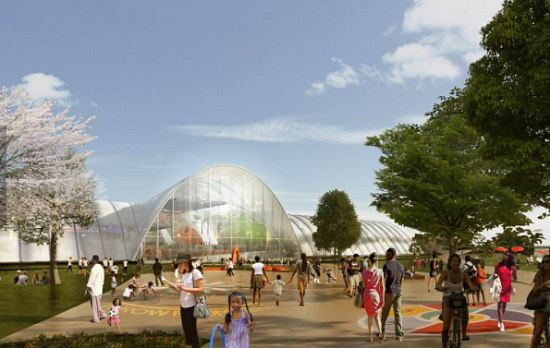 A Market Hall, a Memorial and Multi-Purpose Fields: The Short-Term RFK Stadium Replacement: Figure 4