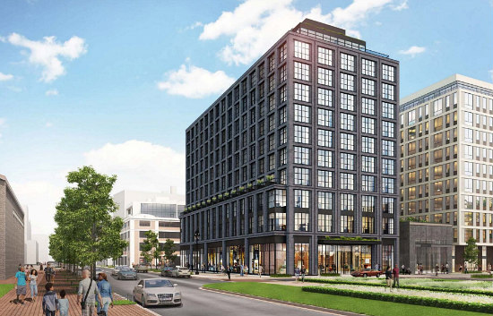 Forest City Files Plans For 225-Room Hotel at The Yards: Figure 1