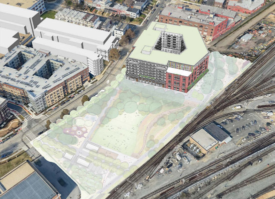 330 Apartments Over Retail Proposed Adjacent to Planned Eckington Park: Figure 2