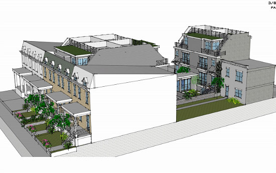 Plans for Petworth Hop-Back Filed With Zoning: Figure 1