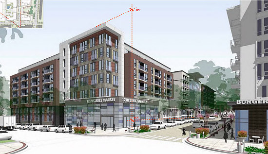 New Renderings Revealed for Walter Reed's Town Center: Figure 3