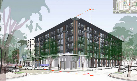 New Renderings Revealed for Walter Reed's Town Center: Figure 4