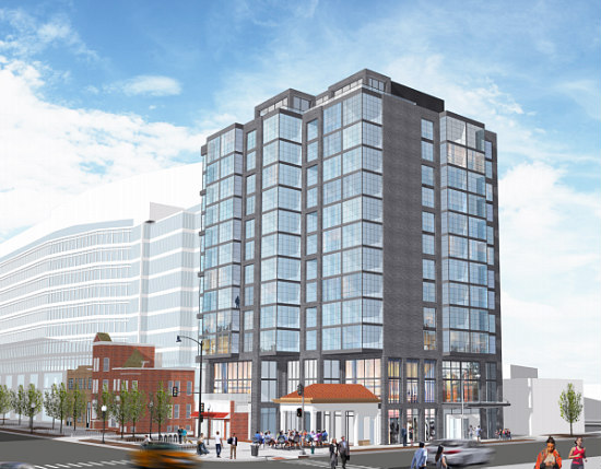 A Look at Douglas Development's Planned 13-Story Hotel at 6th and K Street: Figure 1