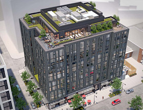 Design for 134-Unit Union Market Building Goes Darker and More Modern