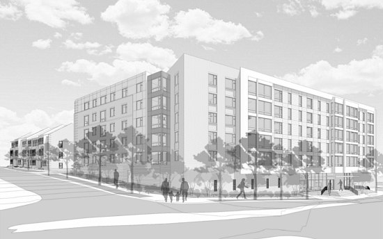 112 Apartments and 19 Townhouses Planned for Arlington Boulevard: Figure 1