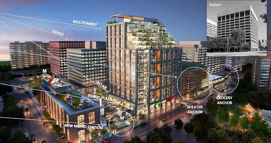 JBG's New Plan for Mixed-Use Complex in Crystal City Includes 350 Apartments: Figure 1