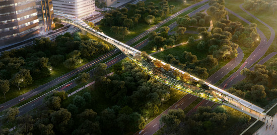 Crystal City Wants a High Line Bridge Connection to National Airport: Figure 1