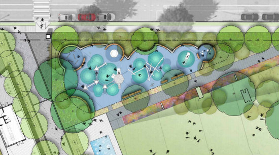 Amphitheater, Food Kiosks, a Dog Run: The Details of the New Eckington Parks: Figure 4