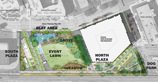 Amphitheater, Food Kiosks, a Dog Run: The Details of the New Eckington Parks: Figure 2