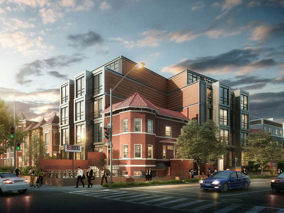 The Red Rocks Residences: 26 Apartments Proposed Around Columbia Heights Pizzeria: Figure 1