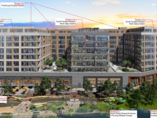 More Glass, More Rocks and a Refined Restaurant Terrace for Buzzard Point Coast Guard Redevelopment