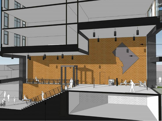 241 DC Apartments Proposed Atop a Trail Lobby Near Union Market