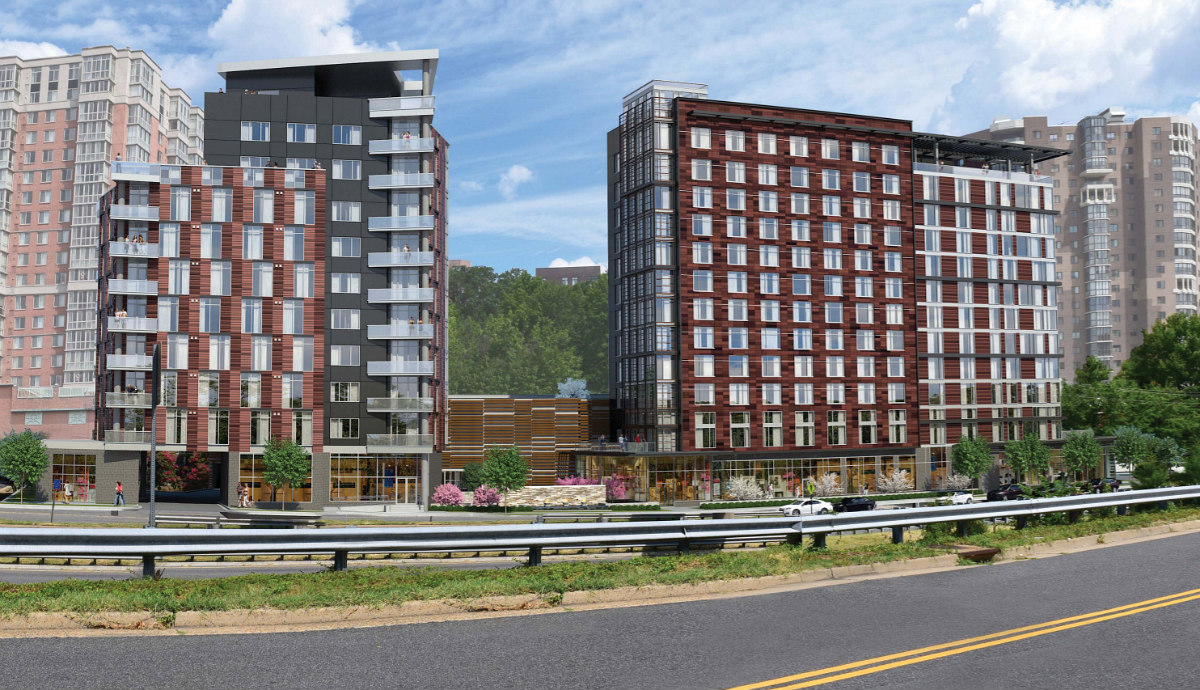 Hotel, Apartments and Gourmet Grocer Coming to Rosslyn's Best Western Redevelopment: Figure 1