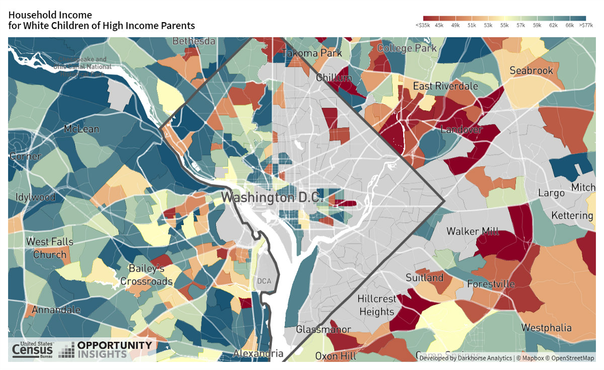 How Where You Live in DC Affects Your Upward Mobility: Figure 5