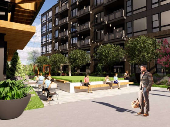 375 Apartments and a Public Plaza: The Proposal for a Familiar Site in Brookland