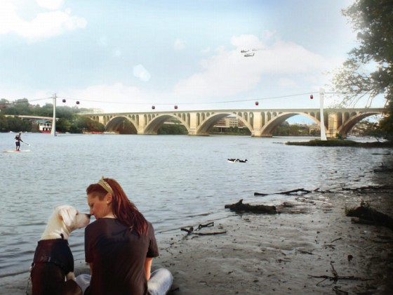 Georgetown University, Federal City Council Throw Their Weight Behind Georgetown-Rosslyn Gondola