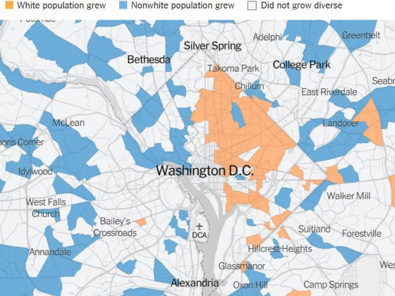 The DC Neighborhoods Where White Homebuyers' Income is Double That of Existing Residents
