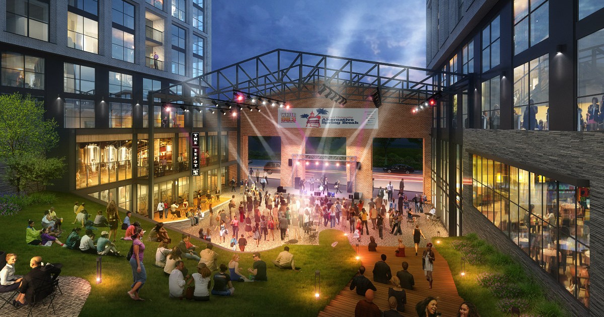 450 Units, 156 Hotel Rooms and a Public Park The Plans for a Prime