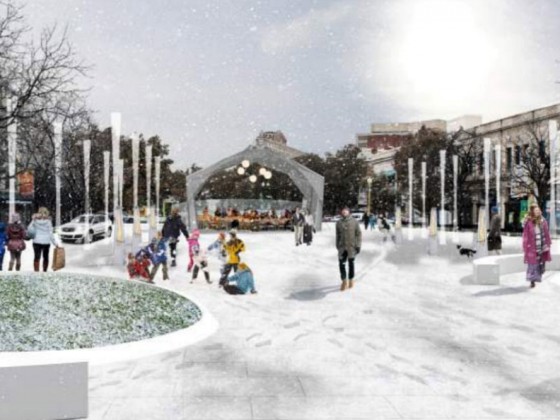 The Proposed Design for a Public Deck in Dupont Circle