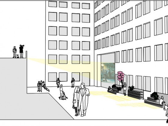 Movie Theater, Marketplace, Dog Run: The Design Options for a Downtown DC Alley