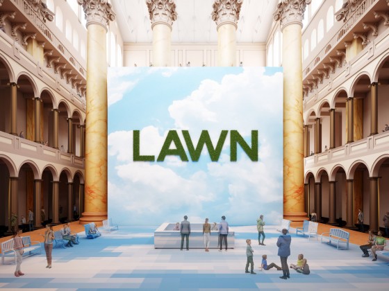 Get On My Lawn: This Summer's National Building Museum Exhibit Embodies Indoor Outdoor Life