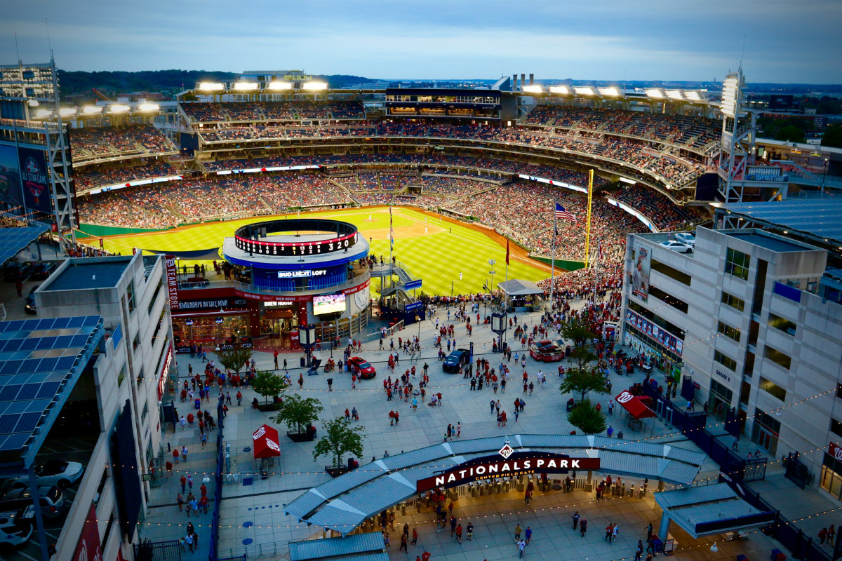 Exterior Of Nationals Park Stadium In Washington Dc Stock Photo