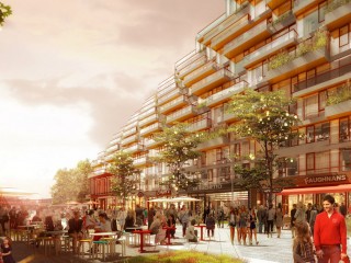A High-End Apartment Collection Debuts at the Ballpark District's Most Striking Property