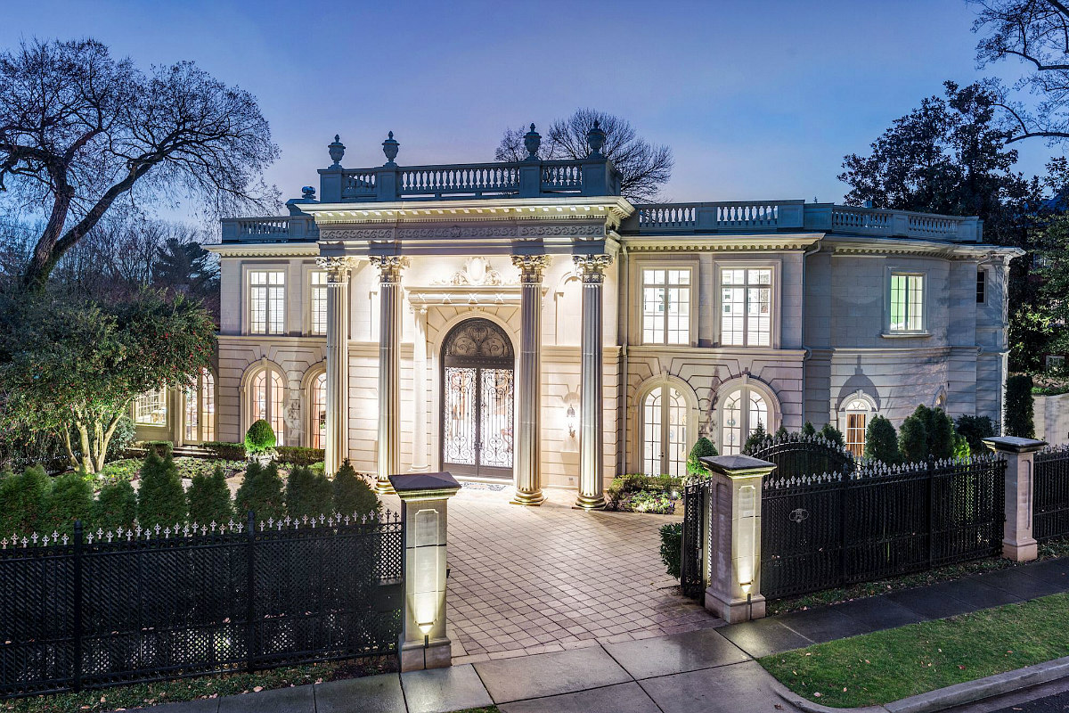 18.5 Million Embassy Row Mansion DC's Most Expensive Home For