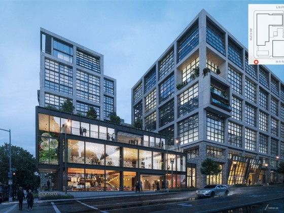 371 Units, Office and Retail Proposed to Replace the South Capitol Street 7-Eleven