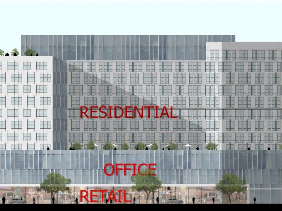 211 Apartments Above Office: The Redevelopment Proposal for Another Arlington Verizon Site