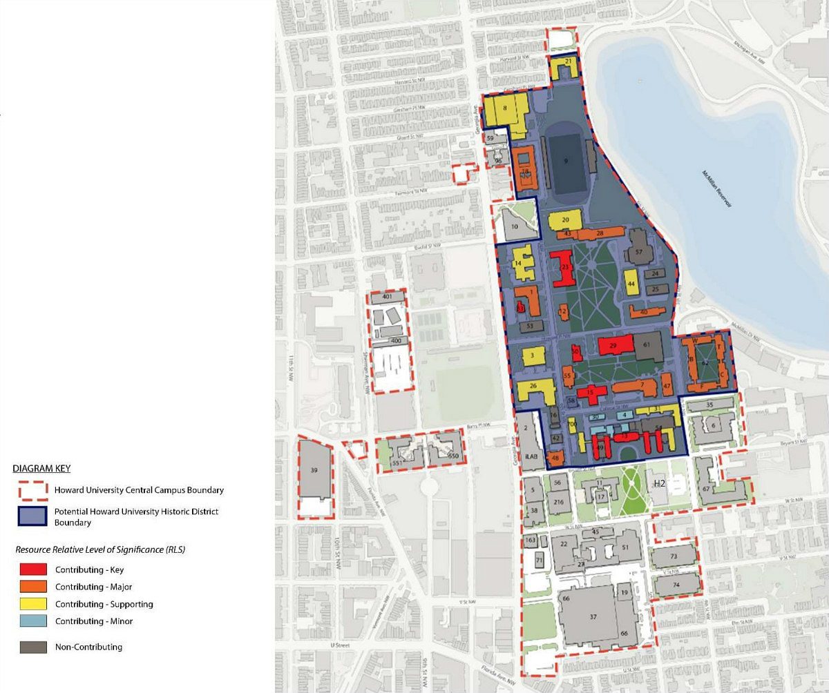 georgetown university campus map