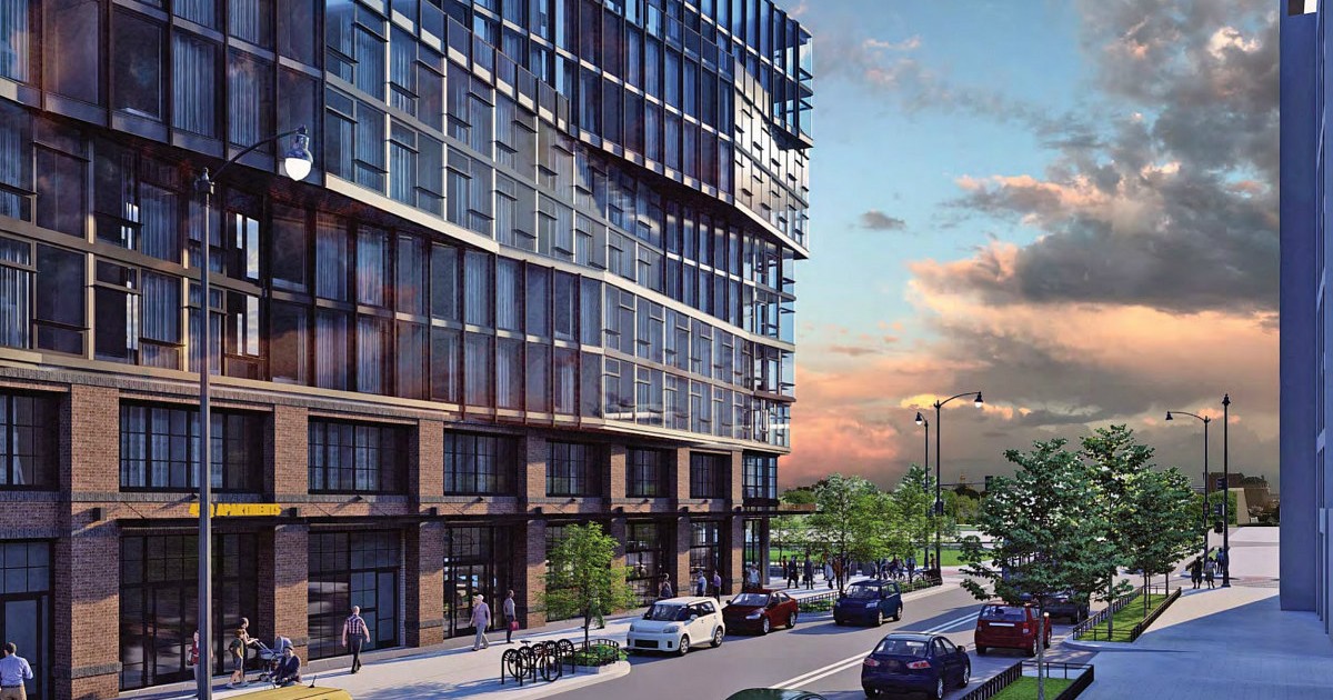 A Warmer Look for New Hotel/Apartment Development Near Nats Park
