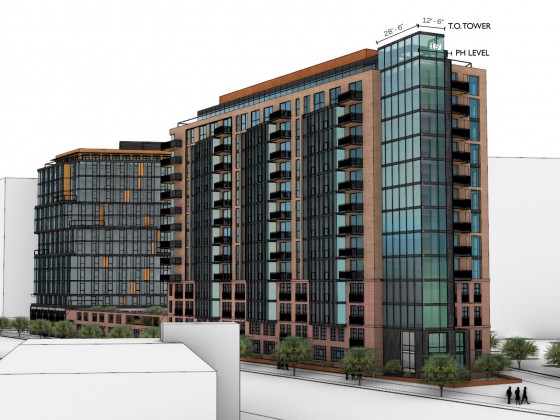 A More Vivid Look at 557-Unit Development Proposed Near Dave Thomas Circle