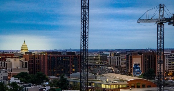 High Rises Dc 35 High: DC Has Third Highest Crane Total For a U.S. City