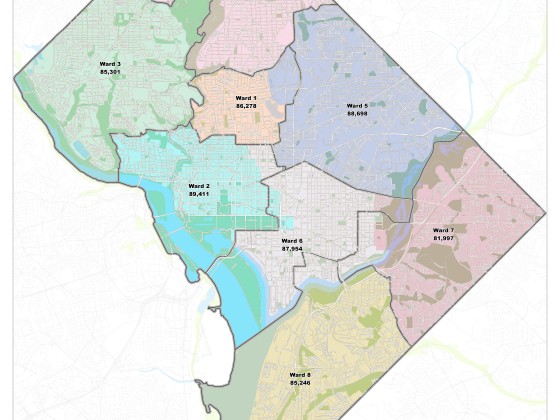 Navy Yard to Ward 8, Kingman Park to Ward 6: Final Map of New Ward Boundaries Released