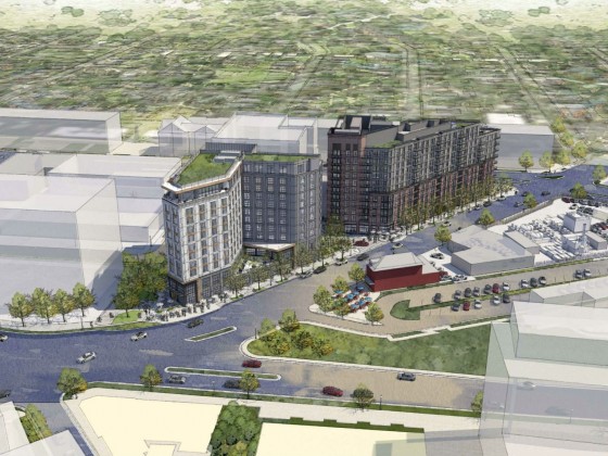 290 Apartments, 229 Hotel Rooms and a Woonerf Proposed at Clarendon Circle