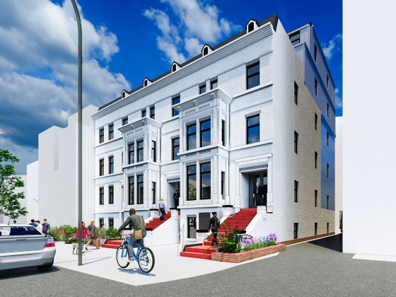 A 40-Unit Development Pitched for Dupont Circle Townhouses