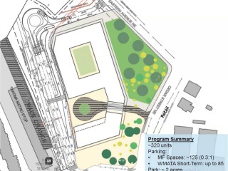 320 Apartments, Retail, Park and Plaza Proposed at Takoma Metro Station