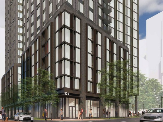 A First Look at 21-Story, 330-Unit Project Planned Near Farm Women's Market in Bethesda