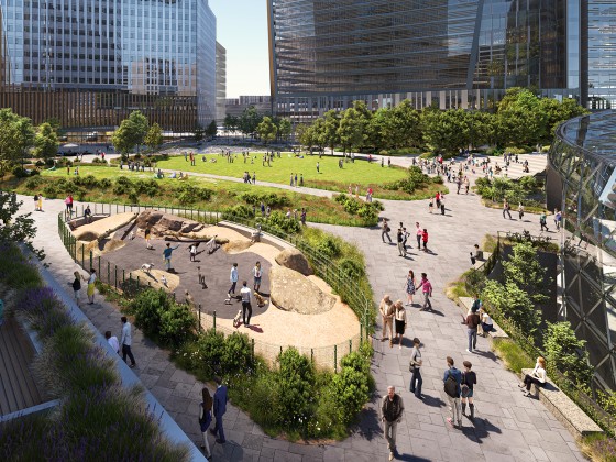 Amazon to Open HQ2 Office Towers and Public Park in Summer 2023