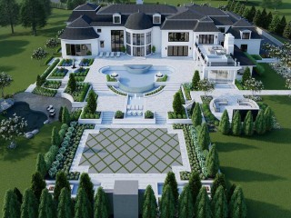 3,300 Square Foot Owner's Suite, 220-Inch Outdoor TV: $25 Million McLean Home Will Be Built By April