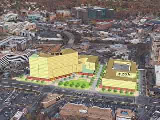 740 Units + a Neighborhood Green: The Big Redevelopment Plans For a Rockville Shopping Center