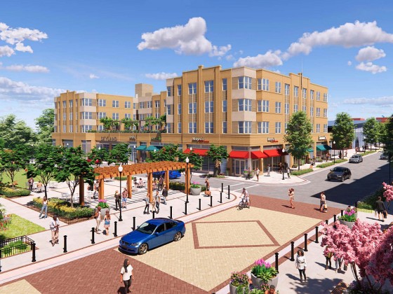 126 Townhomes, All-Affordable Senior Living and a Town Park: The New Plans at Skyland Town Center