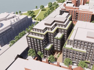 Renderings Revealed For 300-Unit Conversion Of Two Notable Georgetown Buildings