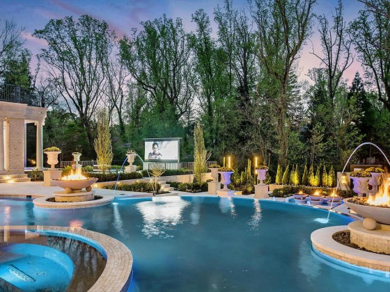 A 3,300 Square Foot Suite, A 250-Inch Outdoor TV: $25 Million McLean Mansion Finds a Buyer