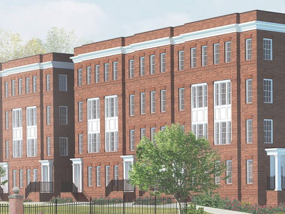 37-Unit Townhouse Development Pitched For The Parks at Walter Reed