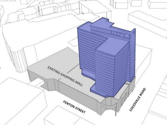 A 20-Story Development Pitched Above A Silver Spring Mall Looks For Approval